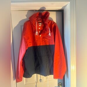 Old Navy Vibrant Red Hooded Jacket